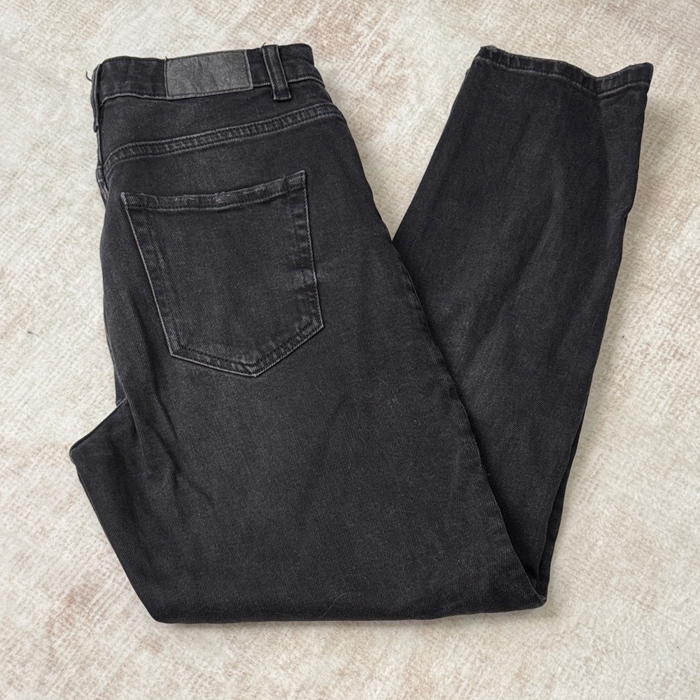 Zara Women's Straight Leg Black Jeans